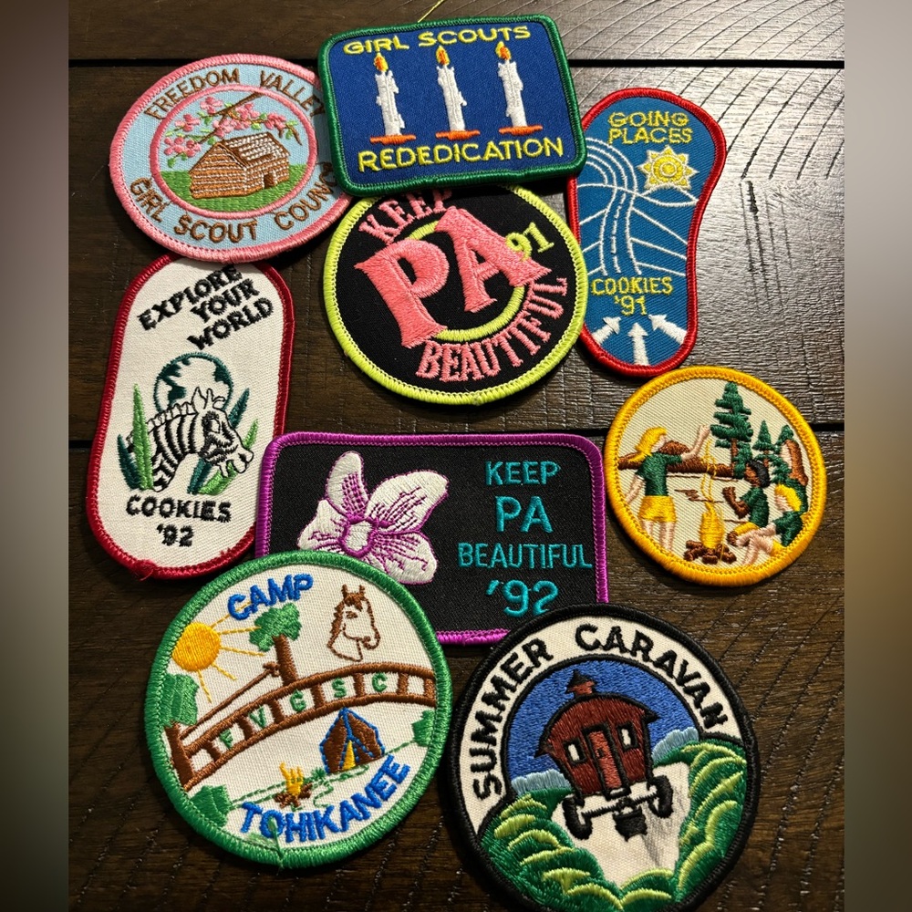 Vintage PA Girl Scout Patches